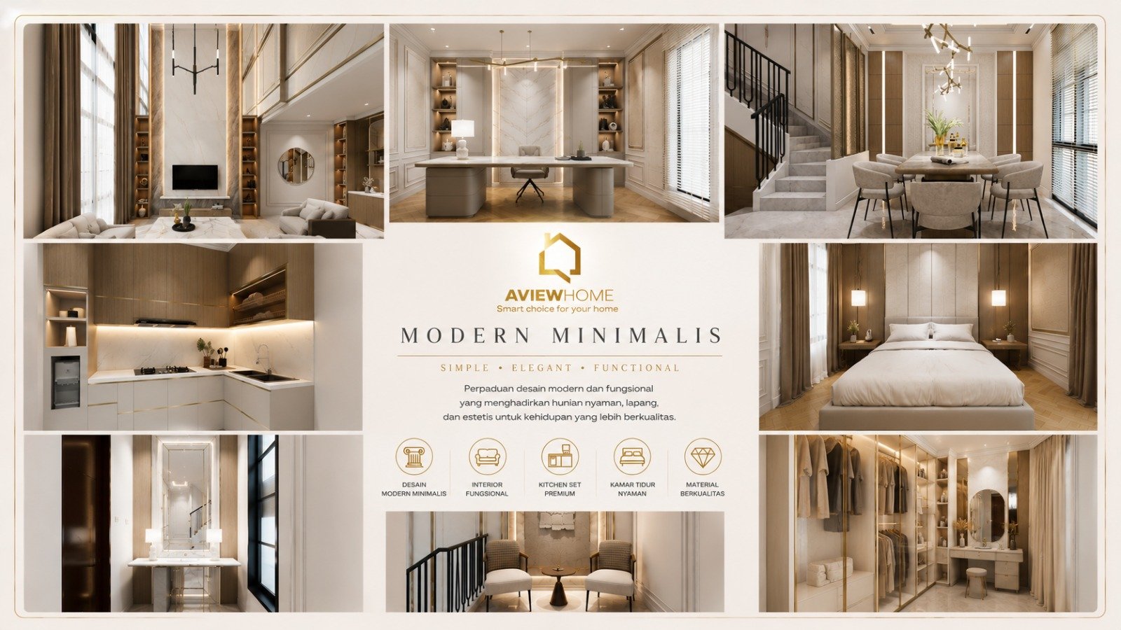 Hunian Yang Nyaman Dengan Gaya Modern Minimalist&nbsp;