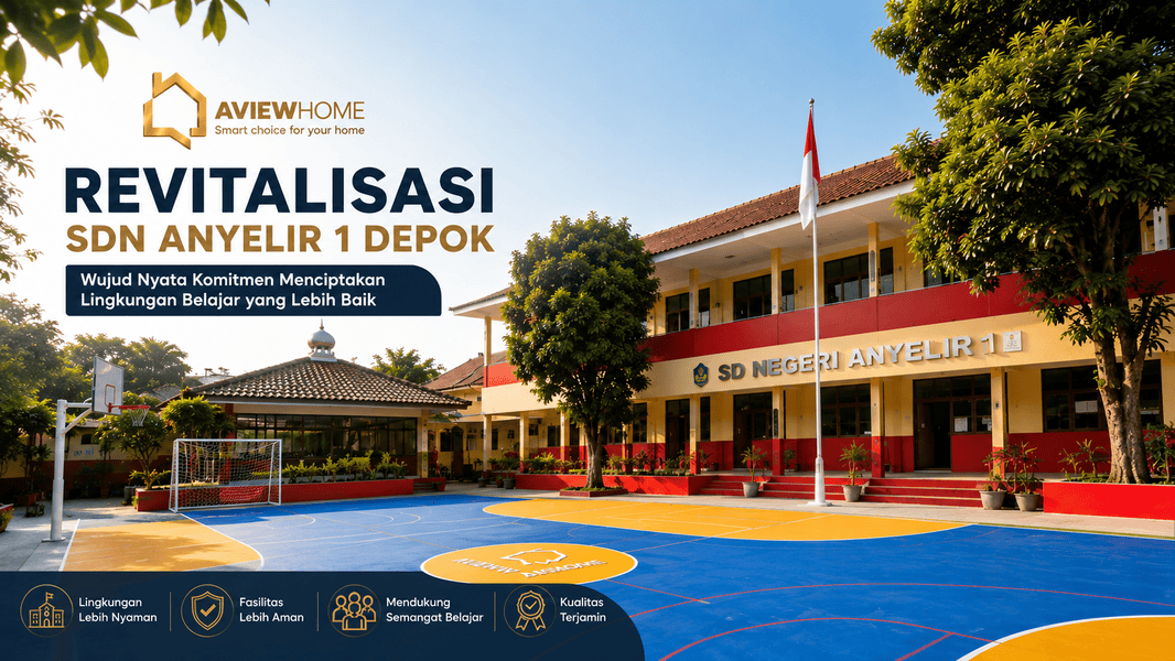 Dipercaya Menangani Revitalisasi SDN Anyelir 1 Depok, AVIEWHOME Hadir sebagai Jasa Interior Design dan Kontraktor Interior Depok yang Mengutamakan Kualitas